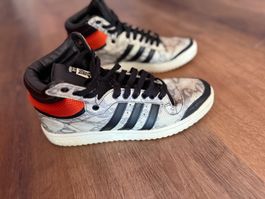 Adidas Top Ten Snake-Skin Hi Top Sneakers - US 9.5