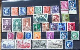 FRANCE timbres neufs ** années 30-40
