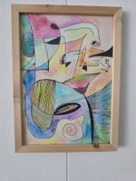 Jolie peinture aquarelle abstraite