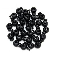 20 Stk. Kordelstopper Farbe schwarz
