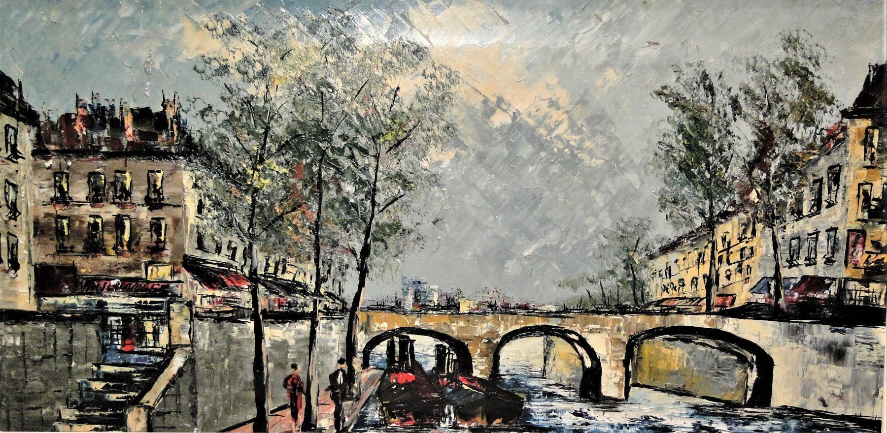 Dipinti: Vintage Wunderschöne Antike Gemälde auf Leinen – Usato da Emmenbrücke venduto da Ulisse-22 1