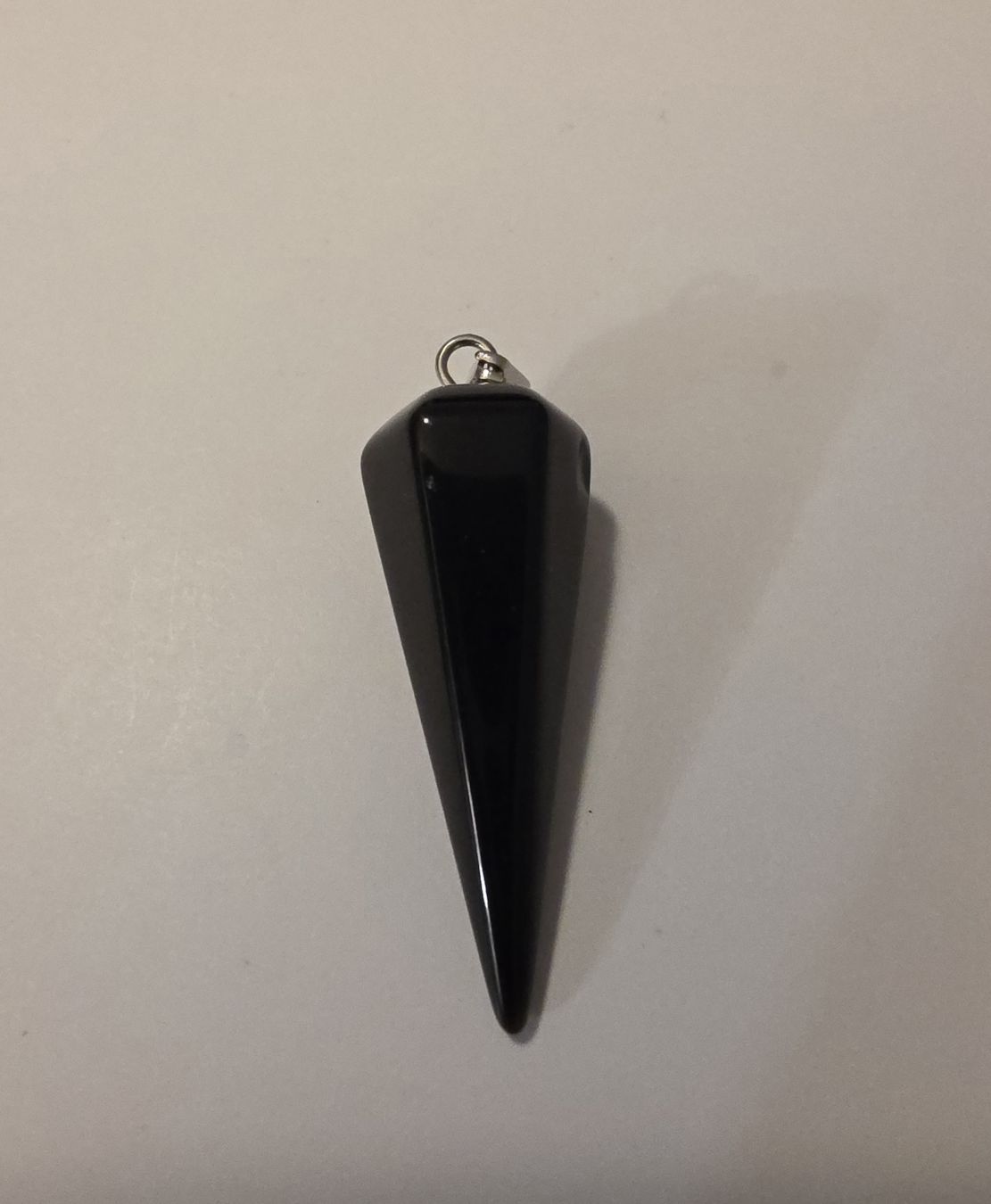 Minerali & Pietre curative: Pendel Onyx 3 x 1cm. – Nuovo e nell'imballaggio originale da Menziken venduto da Mirager