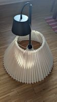 Plissee Deckenlampe weiss