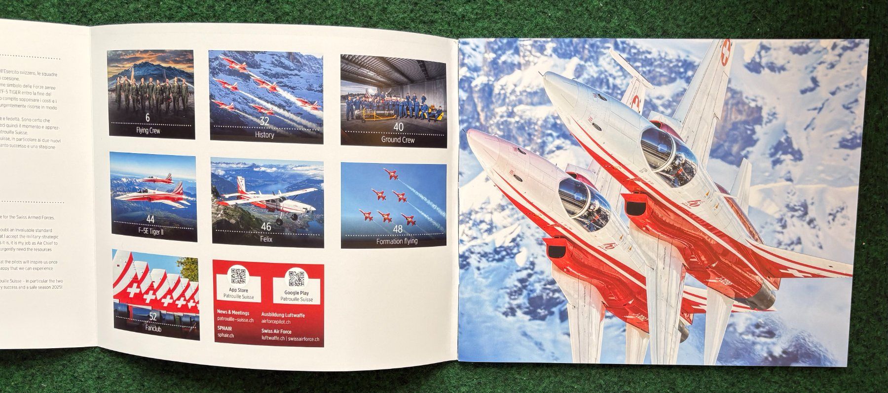 Armée suisse Armes blanches: PATROUILLE SUISSE 2025 MIT POSTER – D'occasion à Ostermundigen par wini63 1