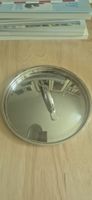 Deckel Edelstahl rund Durchmesser 20cm guter Zustand