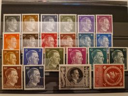 Deutsches Reich Briefmarken Lot Adolf Hitler POSTFRISCH