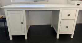 Schreibtisch Holz weiss