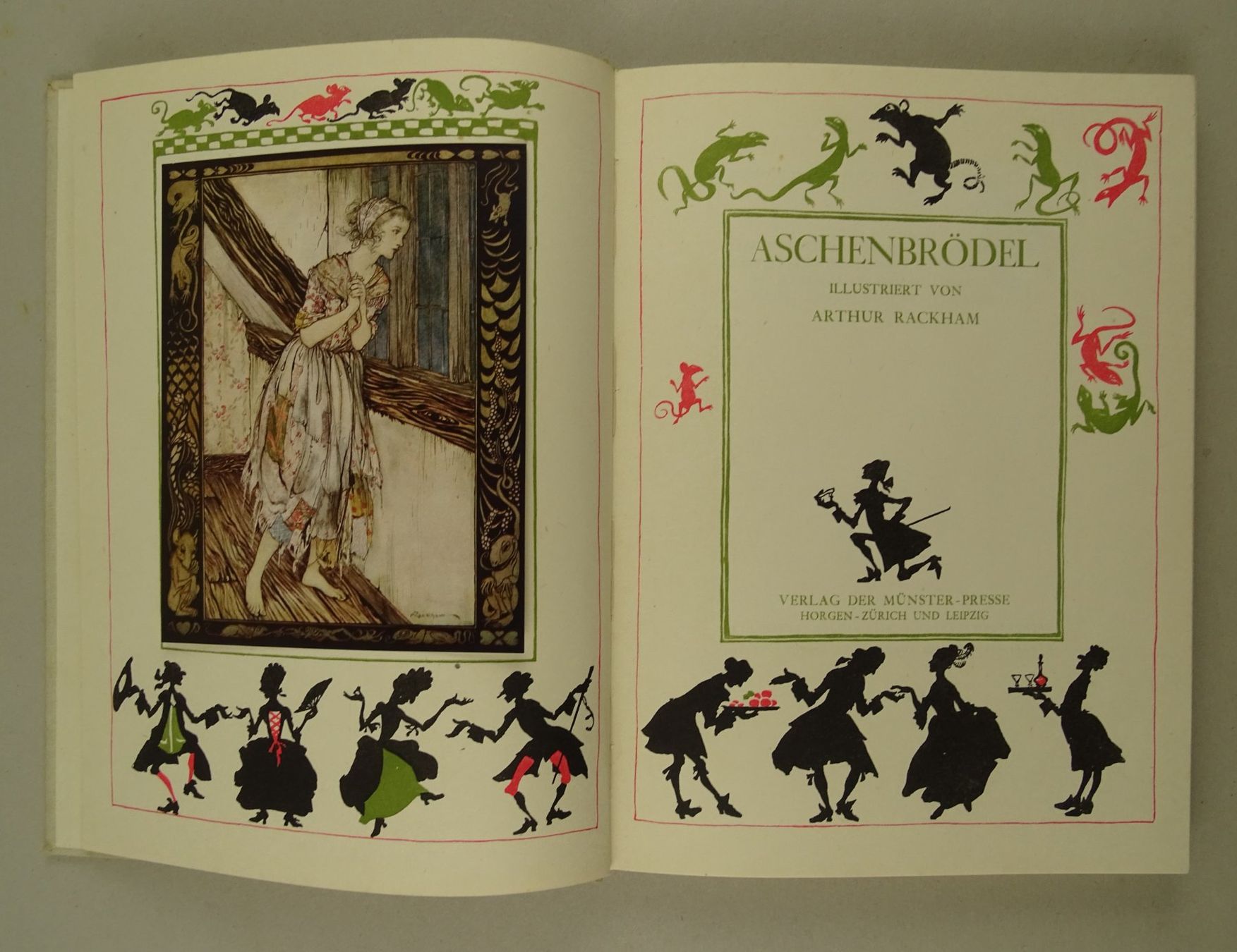 Libri: ARTHUR RACKHAM: ASCHENBRÖDEL – Usato da Grüningen venduto da Kartensammler 1