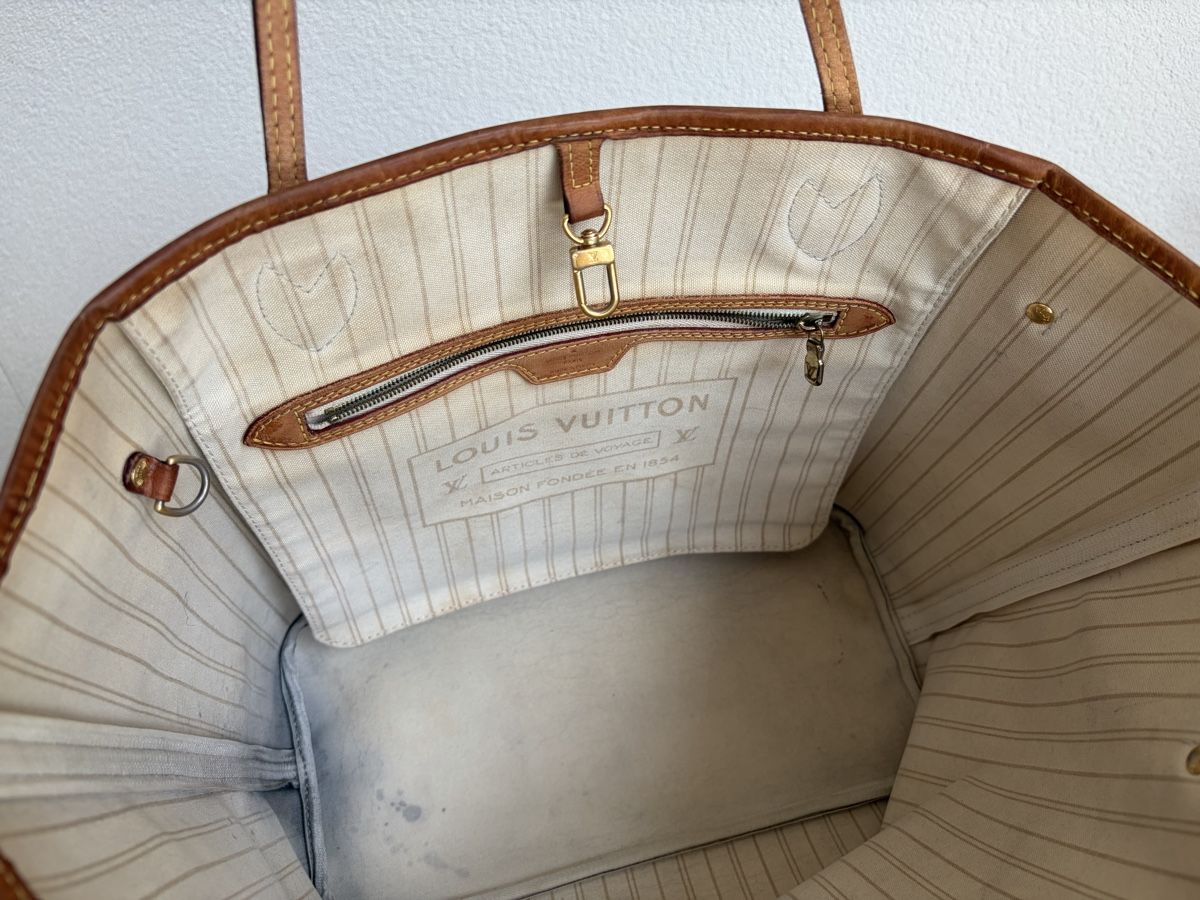 Louis Vuitton Borse da donna: Louis Vuitton Neverfull MM Damier Azur  – Usato da Naters venduto da DesireeR 8