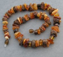 ♥ UNISEX KETTE / Baltischer Bernstein ♥
