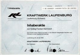 Kraftwerke Laufenburg, Laufenburg (1er) - 1993