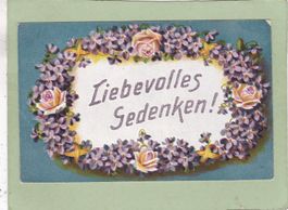 Deutschland Kitsch Liebevolles Gedenken Blumen