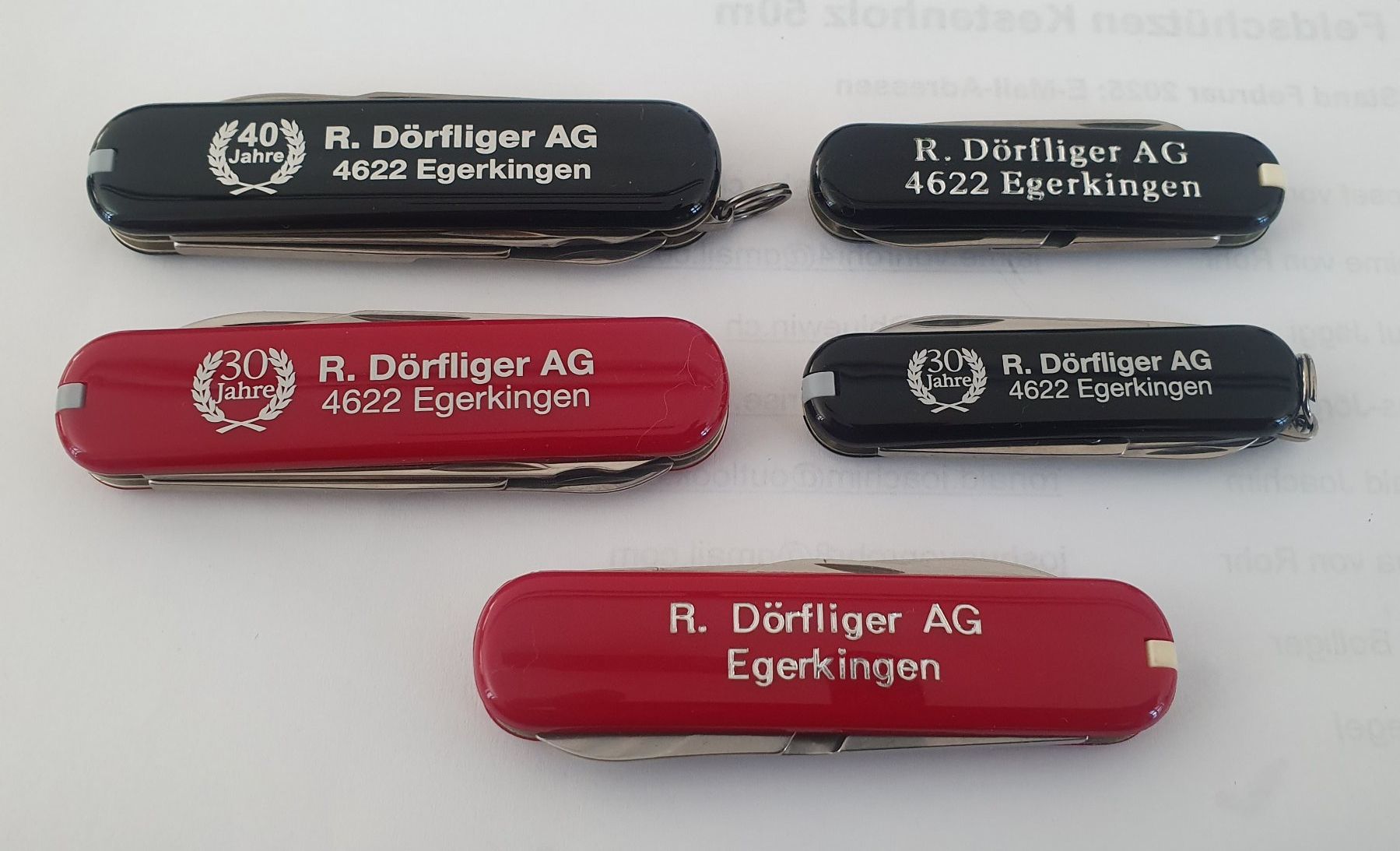 Victorinox Coltelli tascabile: 8 Victorinox Sackmesser mit Logo – Nuovo (secondo la descrizione) da Härkingen venduto da MarianneSi 6
