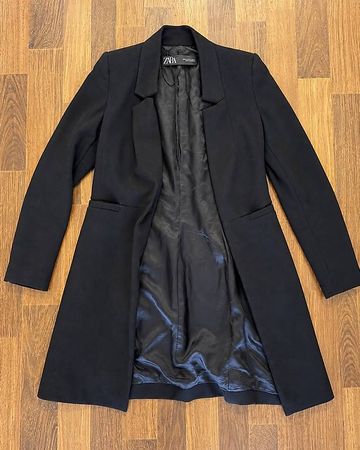 ZARA schwarzer Mantel Gr. XS  elegant & zeitlos