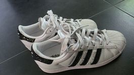Adidas Superstar Damenschuhe Grösse 38 2/3,Holographikweiss!