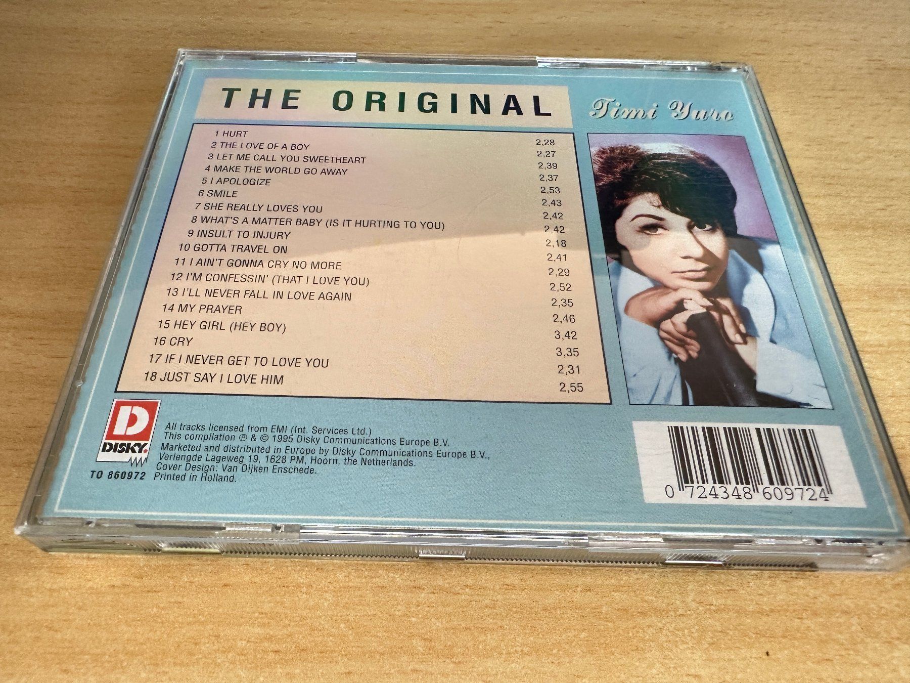 CD: Timi Yuro – The Original – Usato da Rikon im Tösstal venduto da Alpenmutz 1