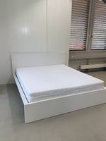 Lit malm complet blanc possible transport