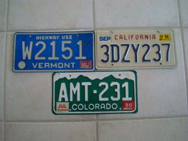VERMONT CALIFORNIA UND COLORADO