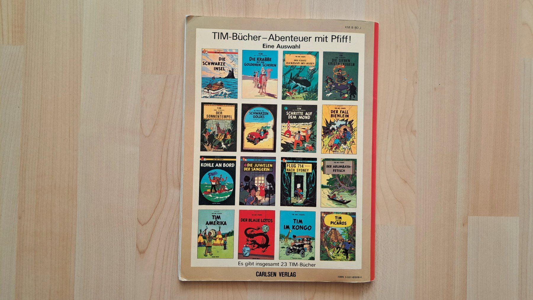 Comics: Tim und Struppi:  "Der Fall Bienlein" - 10.Auflage 1979 – Gebraucht aus Affoltern am Albis von saminou01 9