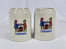 2 Chopes Cardinal vintage – Grès Rastal (W. Germany)