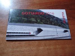 Booklet 2016, Liechtenstein, Gottardo 2016 Z-Druck o Eröffnu