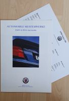 ALPINA BMW Katalog Broschüre 1997 inkl. CH Preisliste 1998