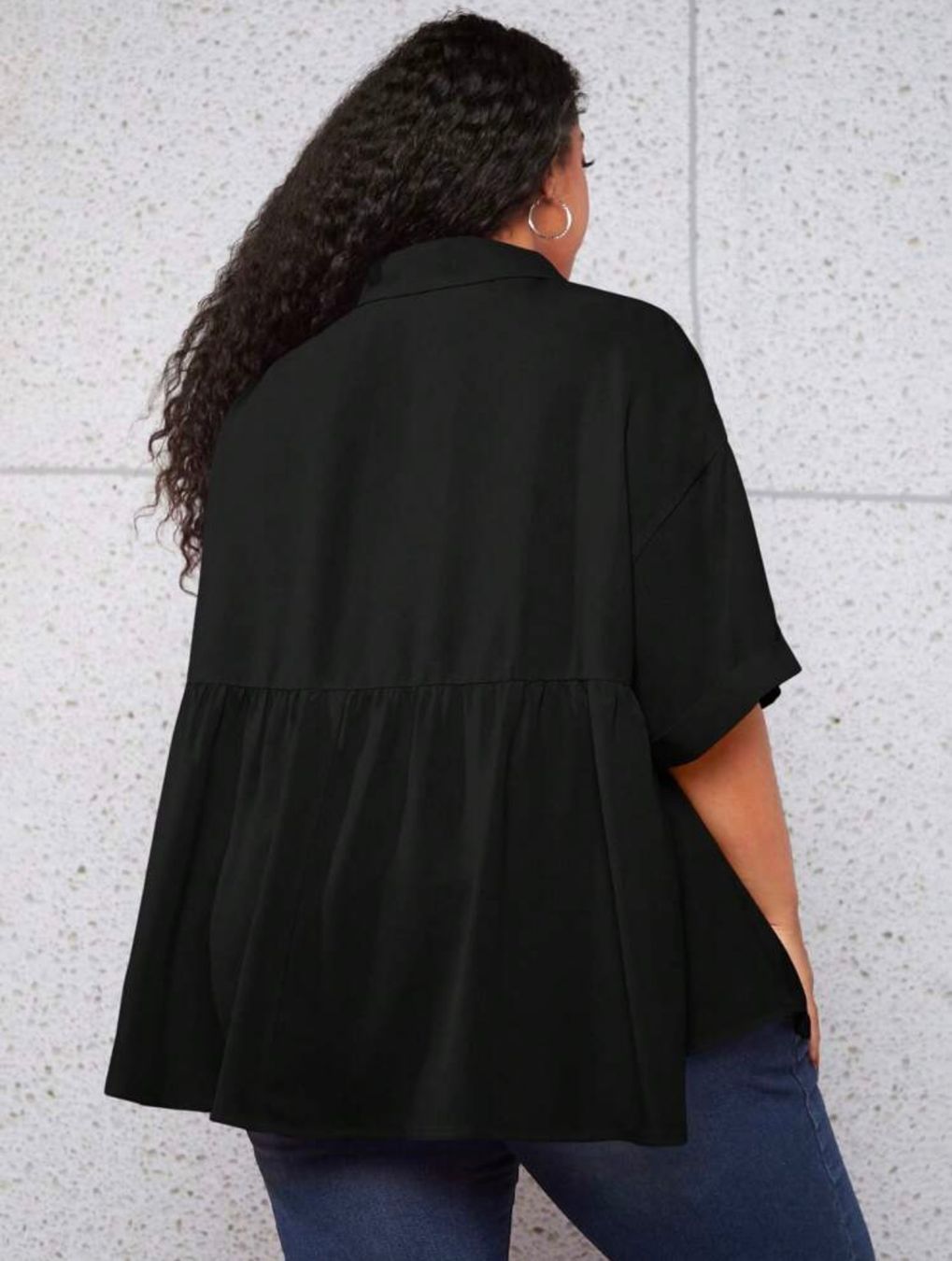 Shein Blusen: Bluse / Tunika schwarz Gr. 57 / 58 / 60 – Gebraucht aus Pratteln von a23_j2gs 2