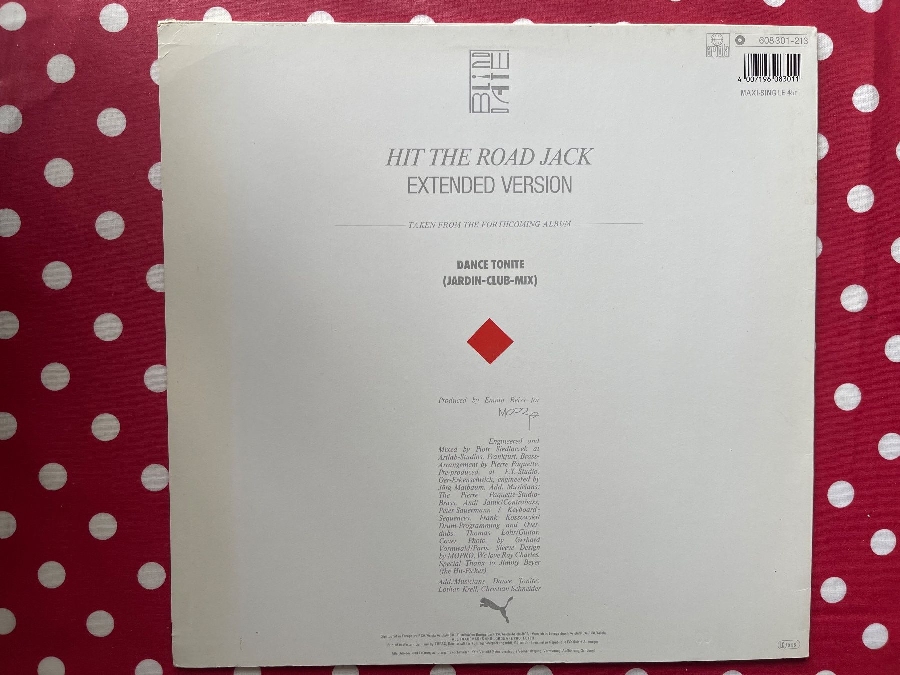 Schallplatten: A582/Blind Date - Hit The Road – Gebraucht aus Frutigen von Philippe_jsp 1