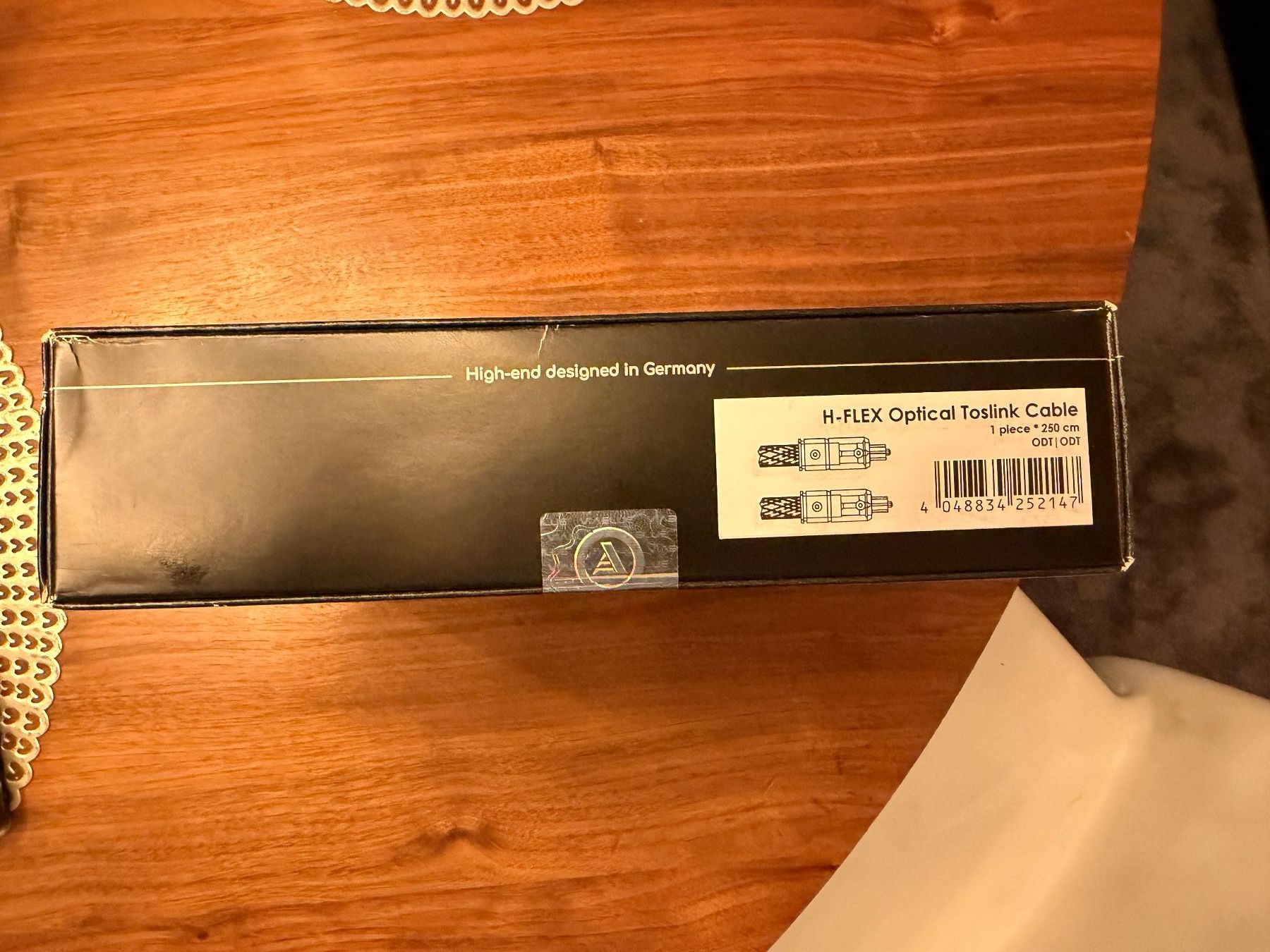Viablue Cavi: Viablue H-Flex Optical Toslink Kabel 250 cm OVP – Nuovo e nell'imballaggio originale da Horgen venduto da Auction-Kings 4