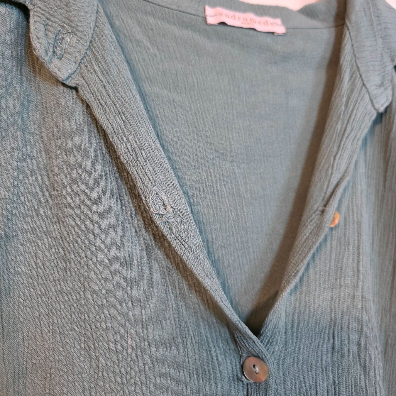 Blusen: Viskosebluse zum Binden Gr. M – Gebraucht aus Wald ZH von CapLux 8