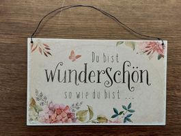 Holzschild Dekoration SegensArt handmade