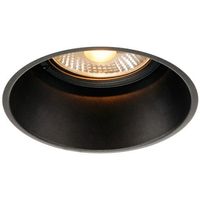 Plafonnier INC SLV HORN-T, GU10 50W IP20 noir mat