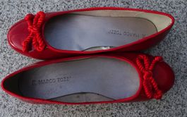 Marco Tozzi Ballerina Lack rot NEU Gr. 39