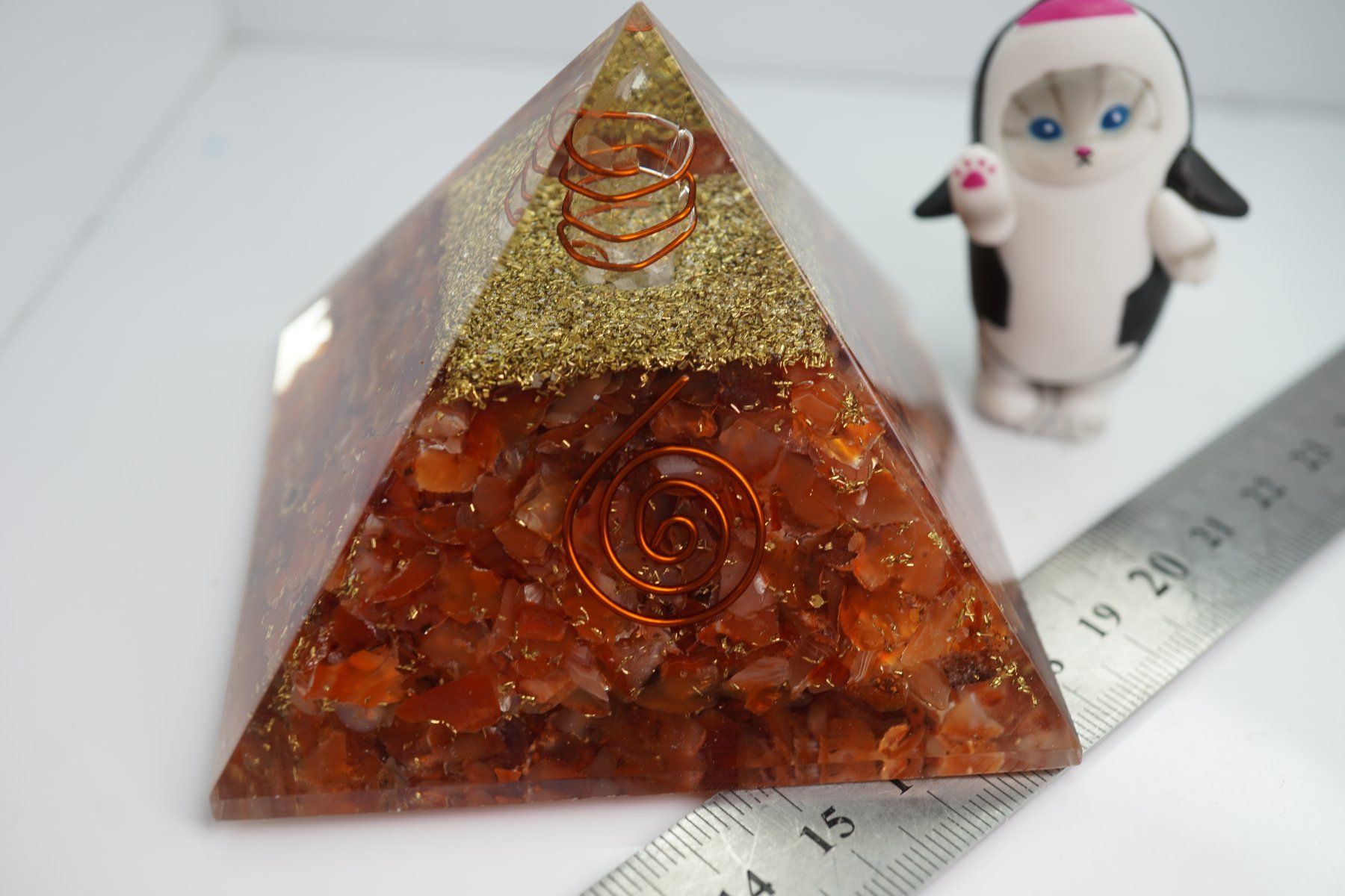 Mineralien & Heilsteine: Karneol     -Orgonit - Pyramide by TOPSTONE – Defekt aus Eschenbach SG von topstone 5