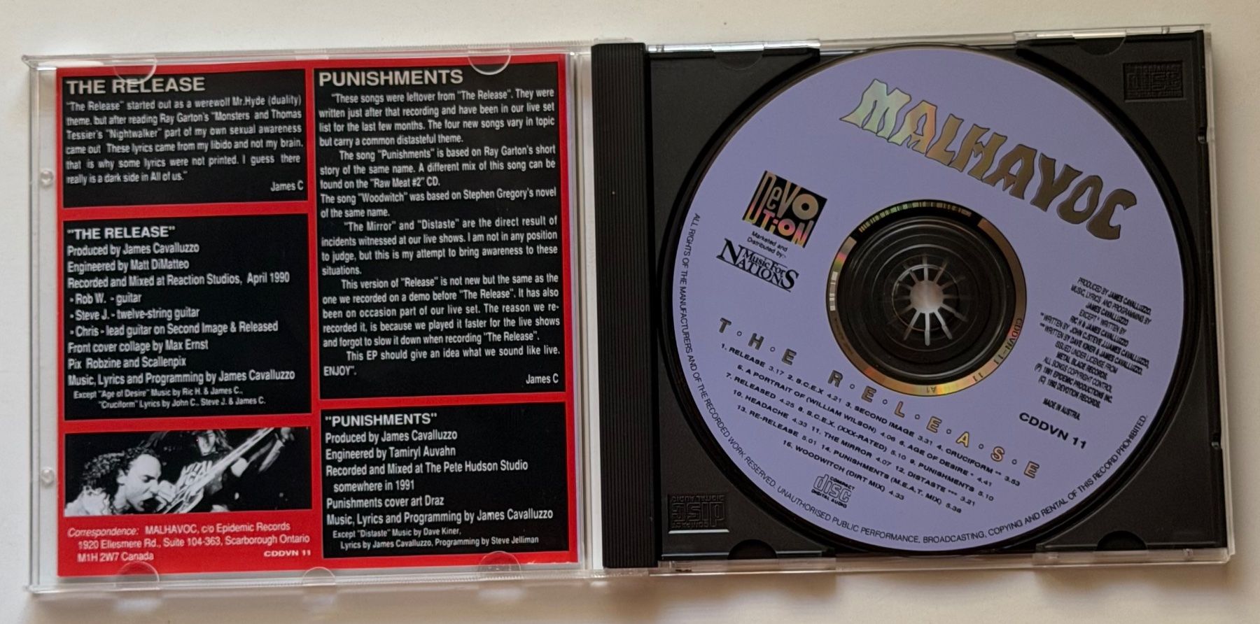 CDs: Mal Havoc / The Release – Gebraucht aus Näfels von rottabi 2