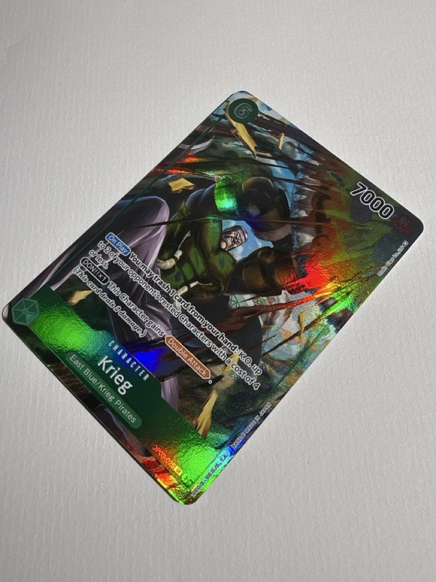 Bandai Carte collezionabili: One Piece TCG Krieg OP03-025 – Nuovo (secondo la descrizione) da Dübendorf venduto da godpack 1