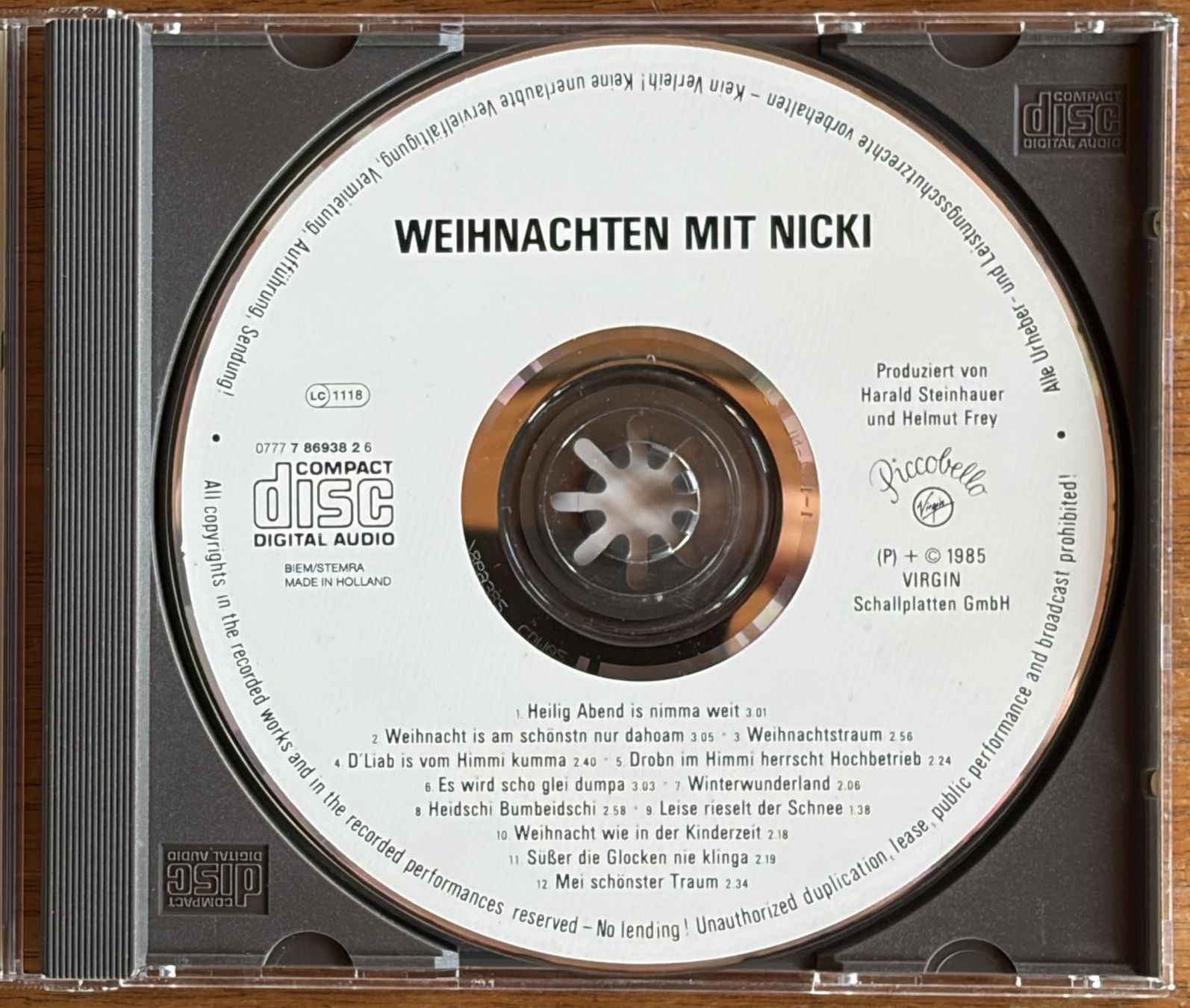 CDs: CD Weihnachten mit Nicki – Gebraucht aus Oberkulm von OHO19 3