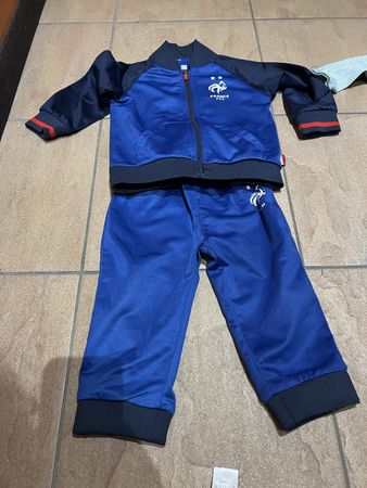Trainingsanzug Frankreich FFF blau Kinder Grösse 86