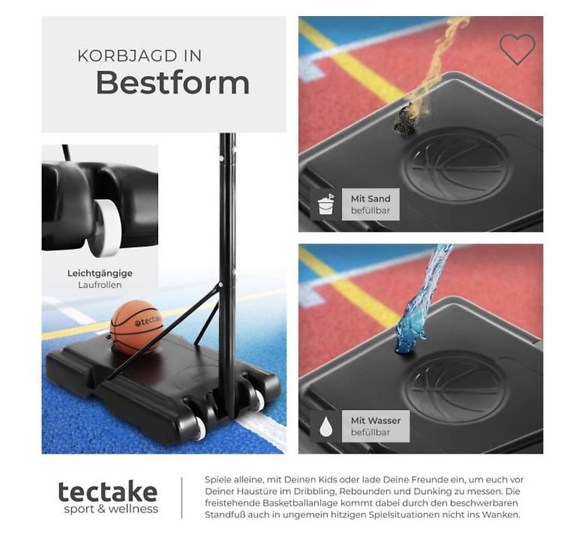 Basketballkörbe: Basketballkorb Dirk (TecTake) - NEU – Neu und originalverpackt aus Nesselnbach von blue1981 3
