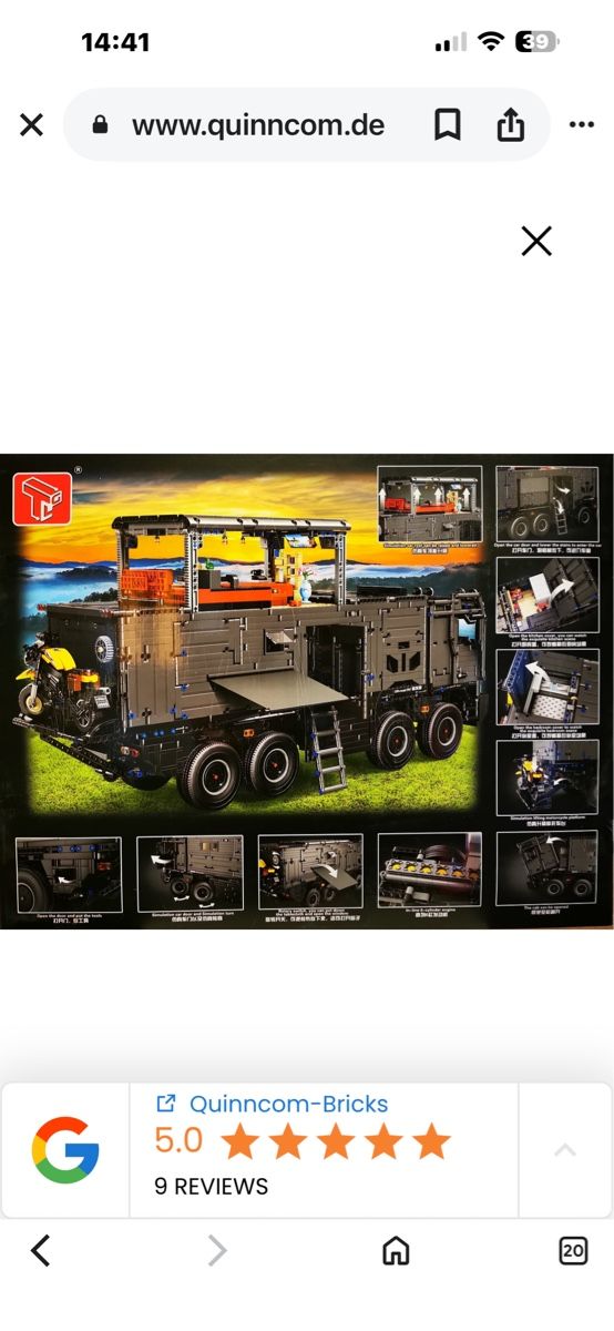 Technics Kit di costruzioni: TGL RV Off-Road 8x8 ab 69.- – Usato da Sennwald venduto da HARO-Import 1
