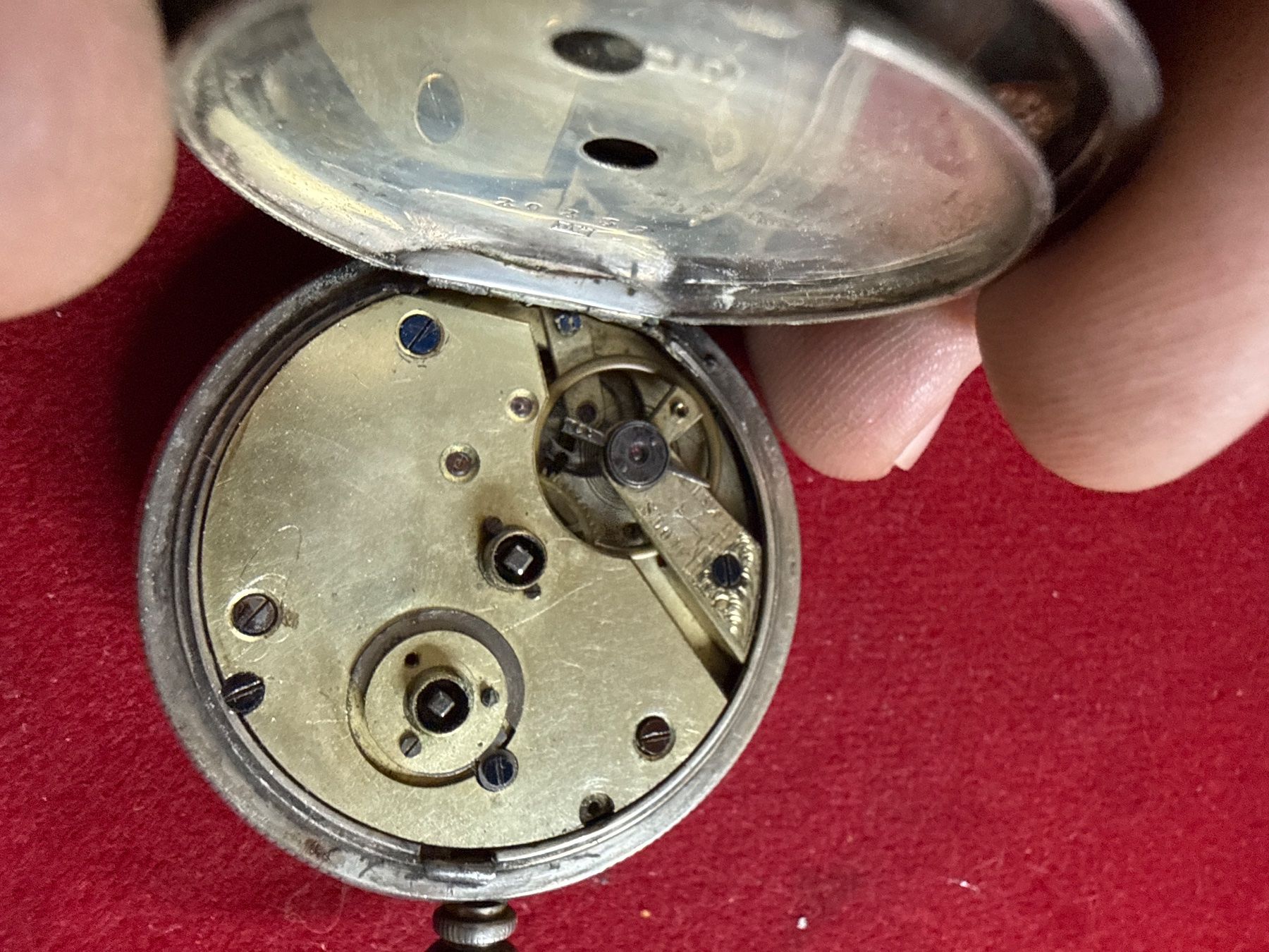 Orologi: Antike Taschenuhr echt Silber 47 mm – Usato da Pfeffingen venduto da Allhandelklgwatches 5