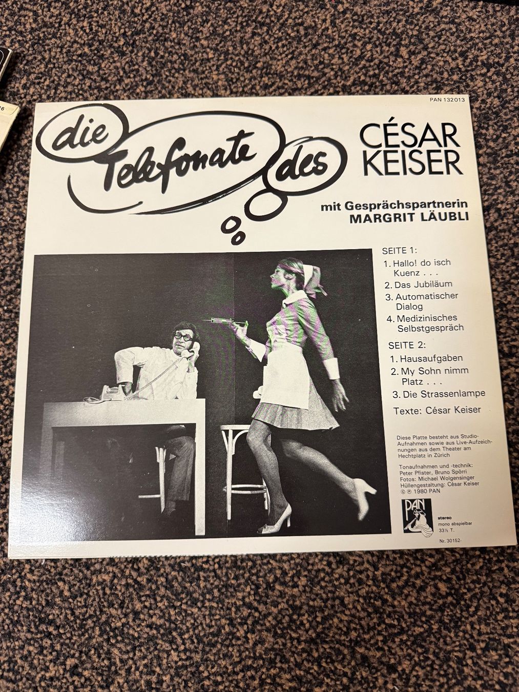 Dischi in vinile: Schallplatte / Keiser+Läubli / die Telefonate des – Usato da Freidorf TG venduto da sarotiko 1