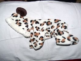 Flauschiger Hundeoverall, animal, Gr. S/18cm, NEU