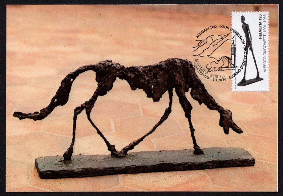 Alle Briefmarken: Maximumkarte Alberto Giacometti – Neu (gemäss Beschreibung) aus Dottikon von haeusibuh5