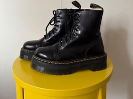 DR. MARTENS Lederboots Jadon Smooth, Plateausohle SCHWARZ 39