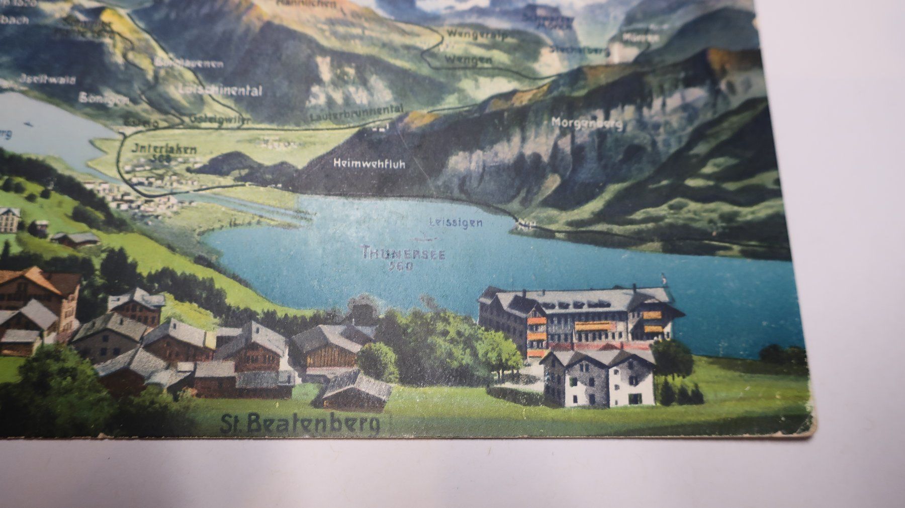 Cartoline postali: Berner Oberland St. Beatenberg Thunersee Brienzersee 1916 – Usato da Cormoret venduto da Pascalll2001 2