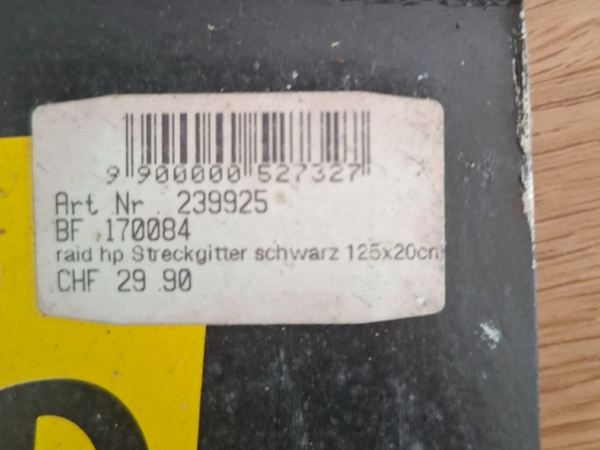 Griglie e Inferriate: Raid hp Streckgitter schwarz – Nuovo (secondo la descrizione) da Gachnang venduto da Gts2 1
