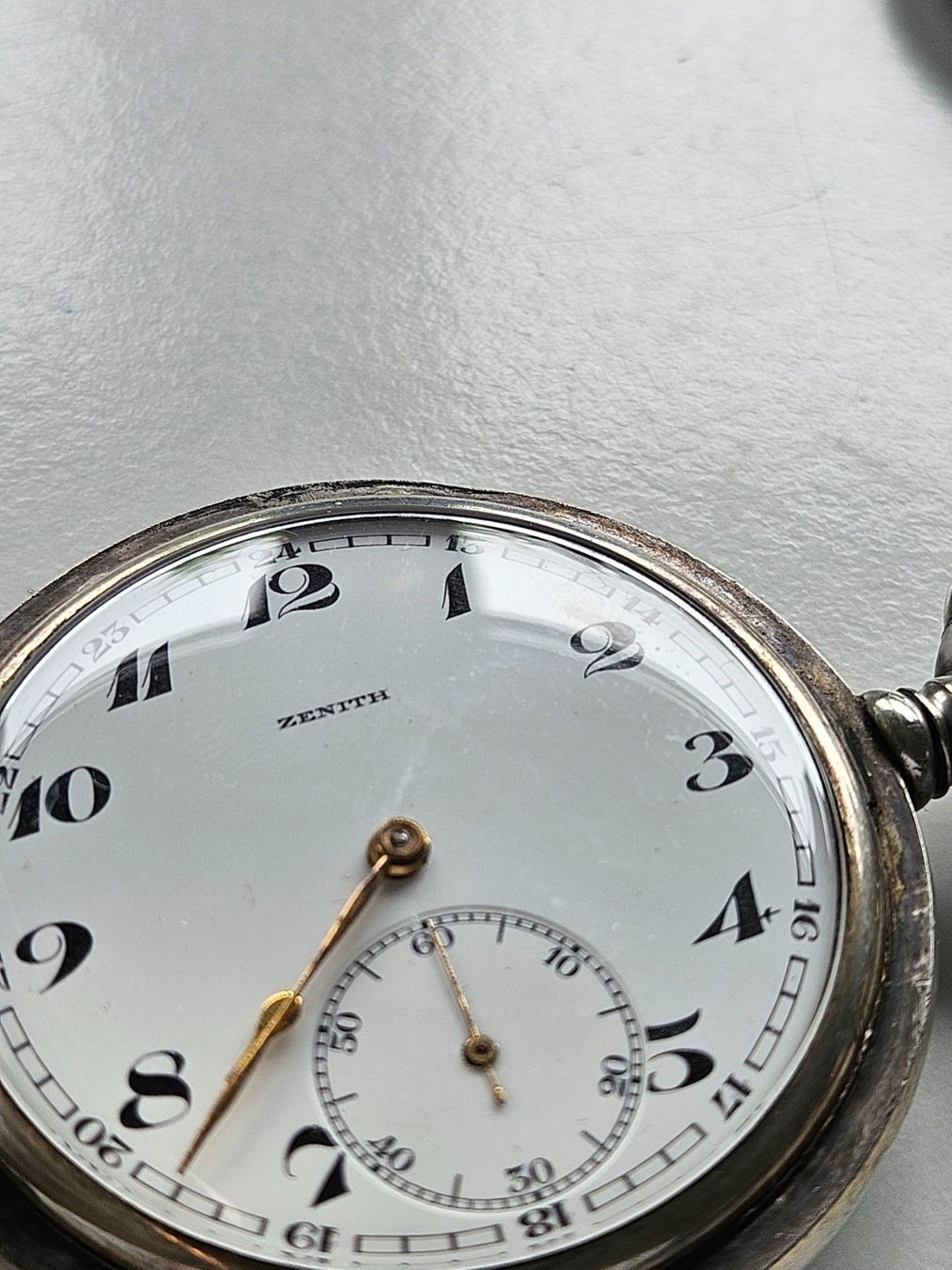 Zenith Uhren: 596 Zenith Savonette Taschenuhr Silber 0.800 – Gebraucht aus Berikon von mmm21 4