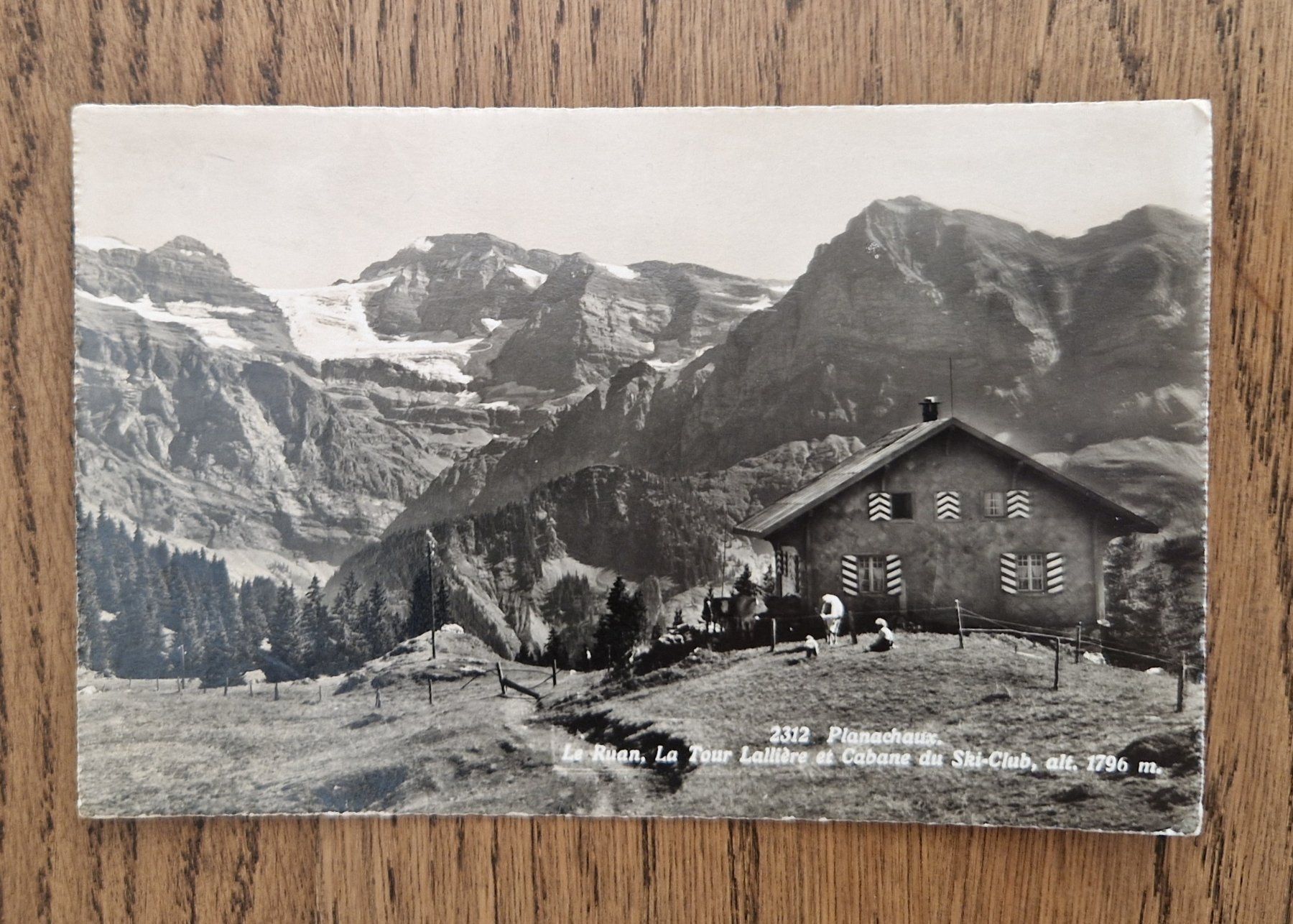 Cartoline postali: Planachaux, Le Ruan1951, timbre cantine, Defago – Usato da Ebikon venduto da Donar50