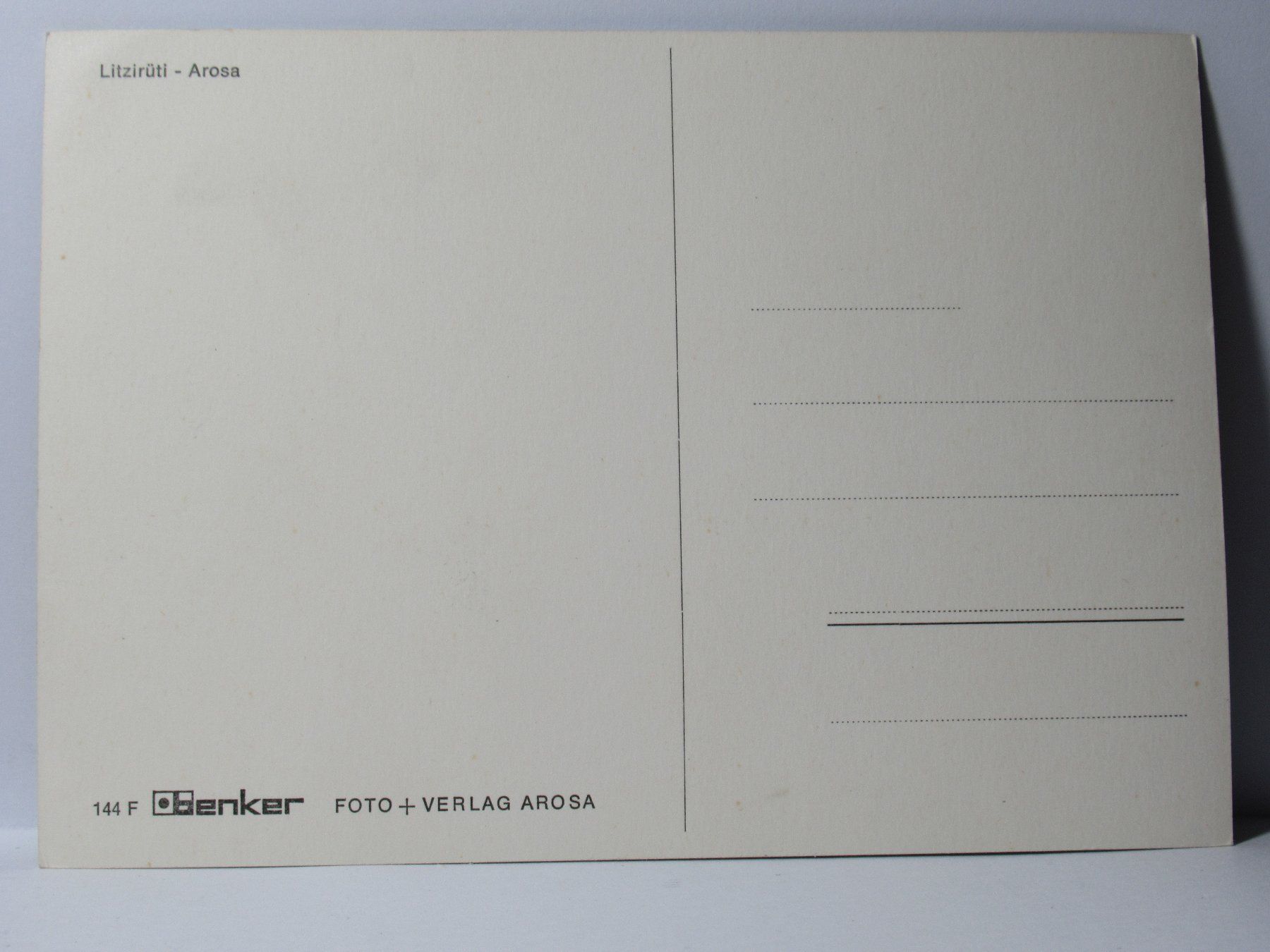 Ansichtskarten: Litzirüti - Arosa , Bergbahn , Hotel – Neu (gemäss Beschreibung) aus Grenchen von Bluemchen1900 2